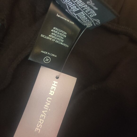 Her Univese Haunted Mansion glow in the dark joggers size 3x New UNISEX - Picture 5 of 7